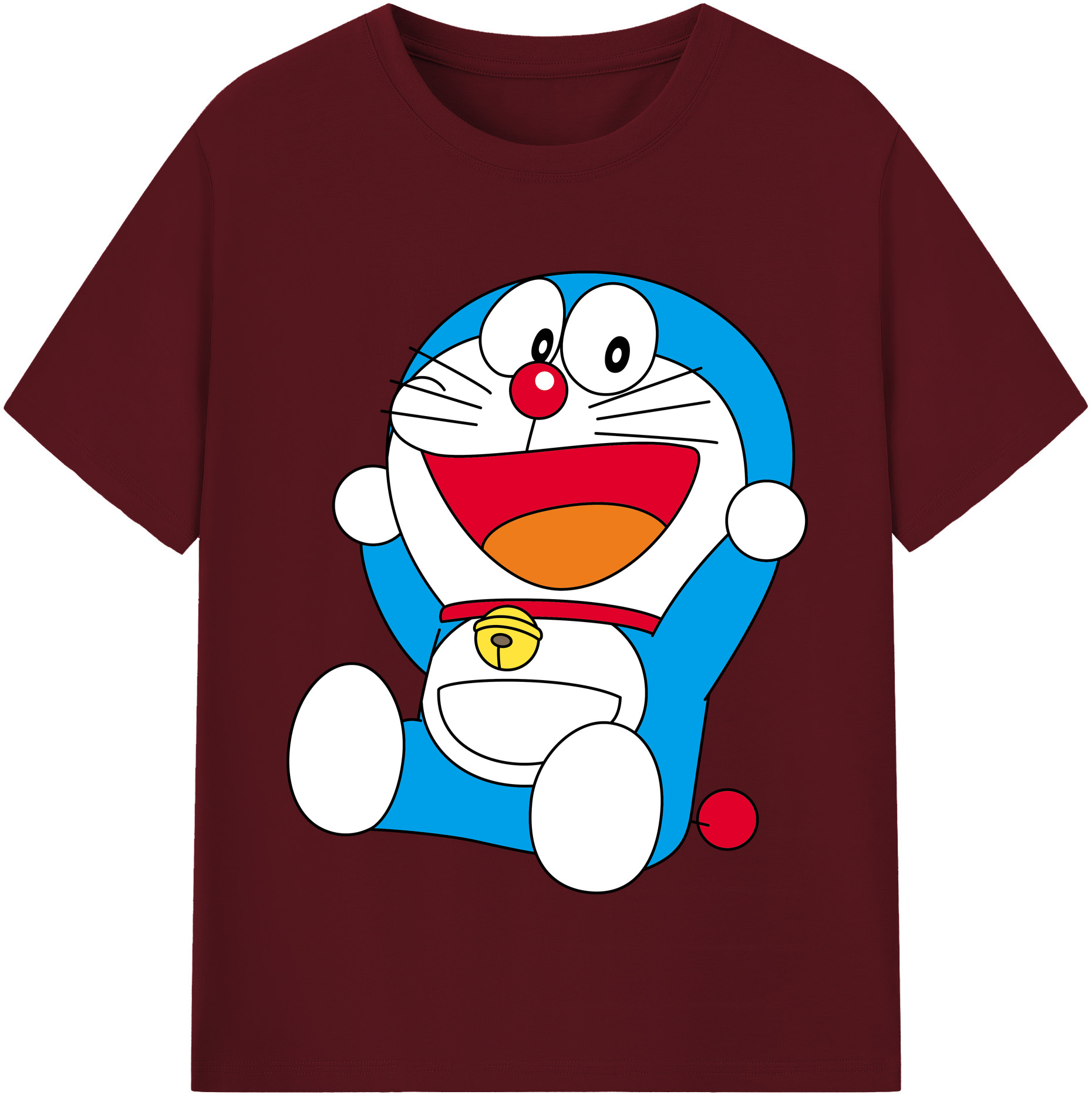 （画像用） ドラえもん Doraemon 綿100％半袖Tシャツ（フロントプリント）